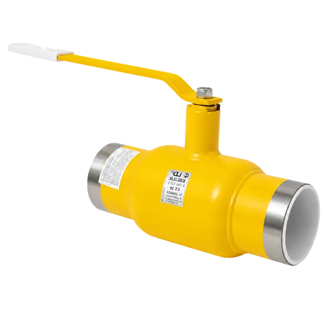 Кран шаровой сталь газ КШ.Ц.П.GAS п/привар полнопроходной LD